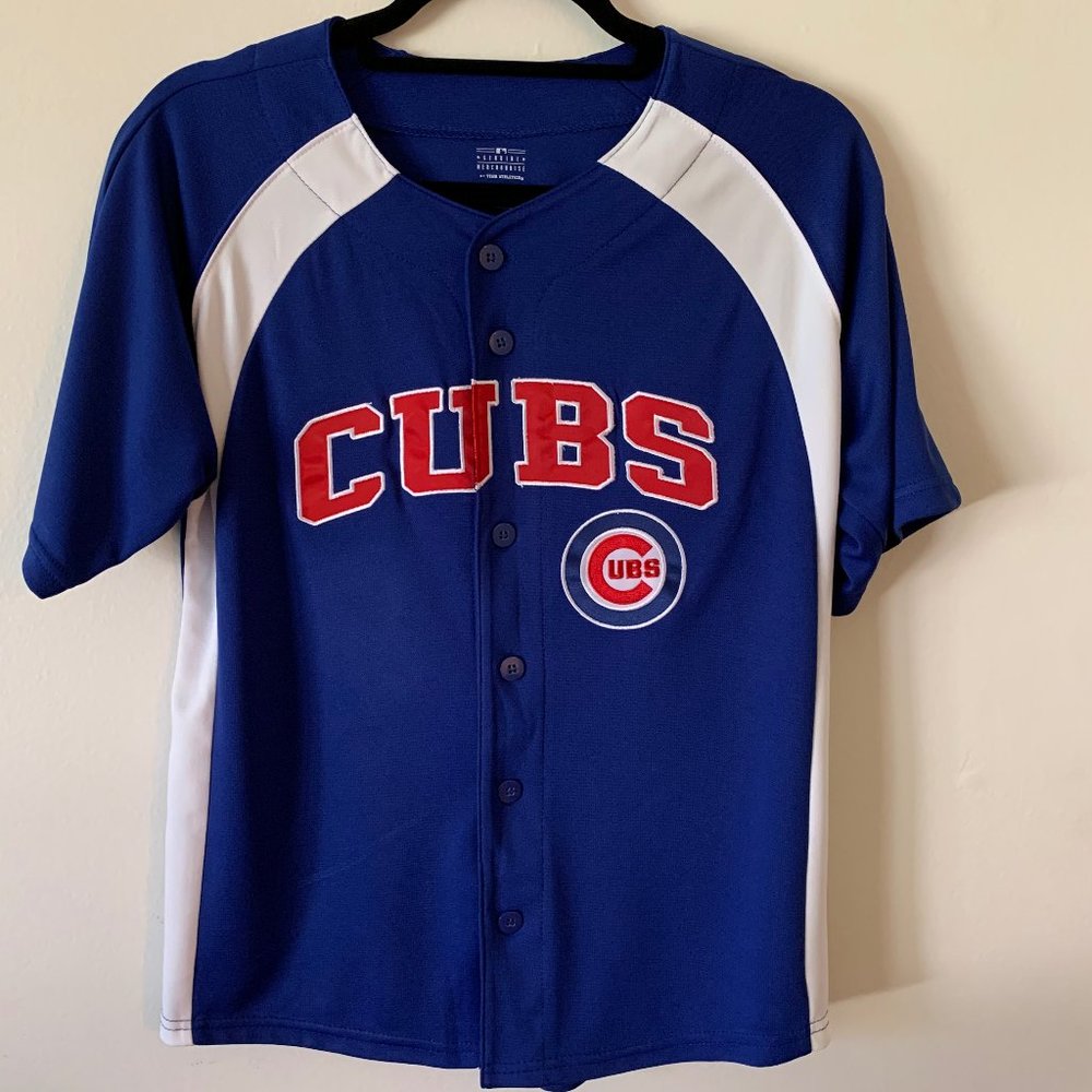 💜HP💜 Chicago Cubs Kids Button-Down Jersey NWOT